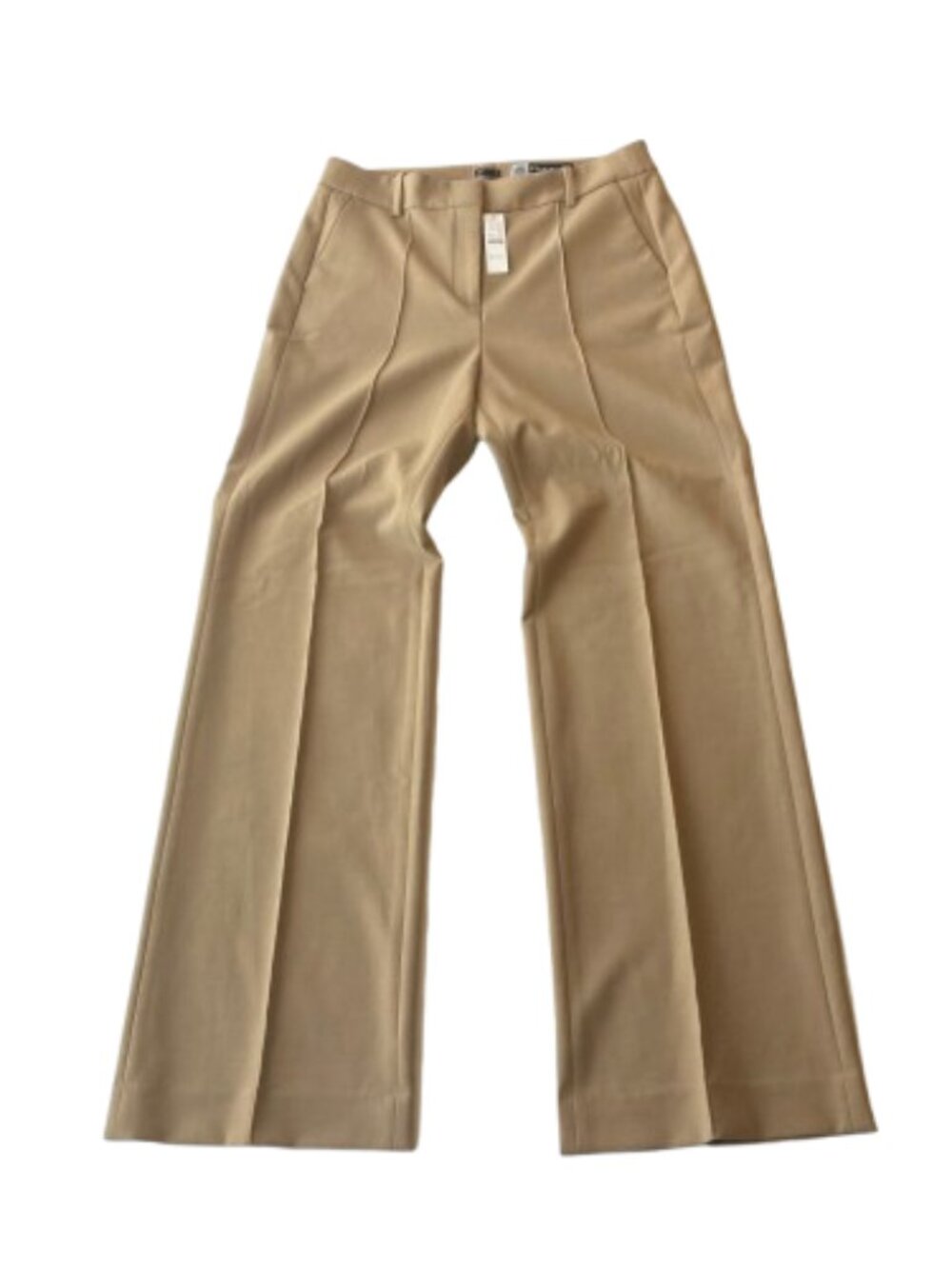 J. Crew Natalia Pant in Four Season Stretch Office 12 TALL Burnished Saddle NWT